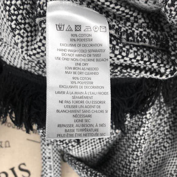 NWT Ecote By Urban Outfitters hooded kimono cotton fringe weave sash OS - Picture 11 of 11